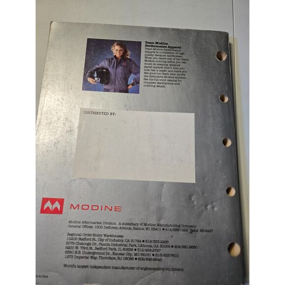 Modine‎ 1984 Full Line Catalog Vintage Richard Petty Catalog #60-102 - Picture 4 of 5